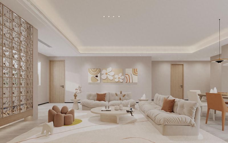 新加坡180㎡现代风格设计：暖色系的极简韵味，一点都不失温馨感 - 今日头条