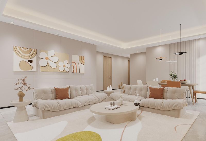 新加坡180㎡现代风格设计:暖色系的极简韵味,一点都不失温馨感 - 今日头条 新加坡180㎡现代风格设计:暖色系的极简韵味,一点都不失温馨感 - 家居知识