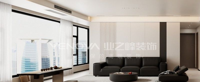 唐山中海·臻如府190平方米意式极简风格装修效果案例|业之峰装饰 - 家居知识