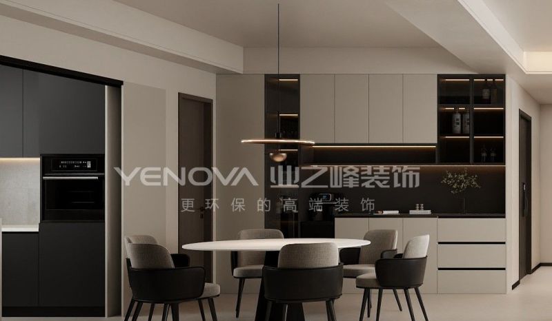 唐山中海·臻如府190平方米意式极简风格装修效果案例|业之峰装饰 - 家居知识