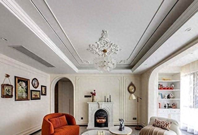 136㎡法式奶油浪漫优雅藏在石膏线与柔光里 - 今日头条