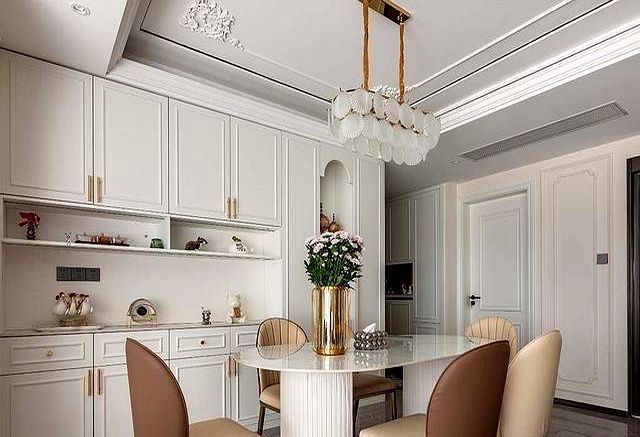 136㎡法式奶油浪漫优雅藏在石膏线与柔光里 - 家居知识