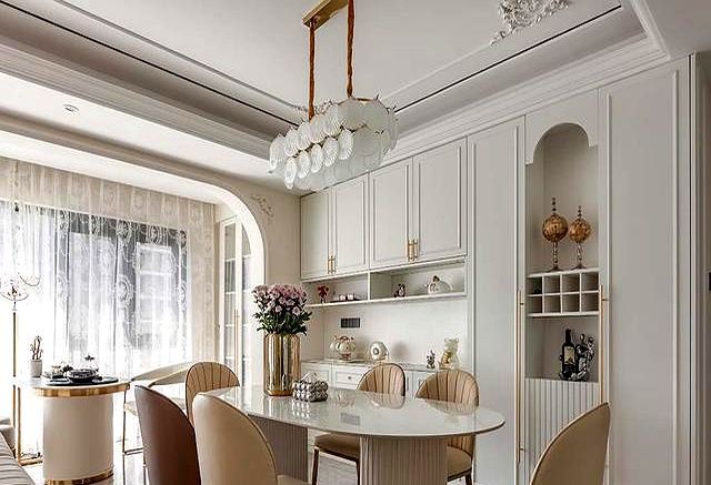 136㎡法式奶油浪漫优雅藏在石膏线与柔光里 - 家居知识