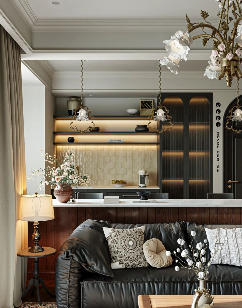 美式复古风小宅，又温馨又高级，朋友来了都说喜欢 - 家居知识