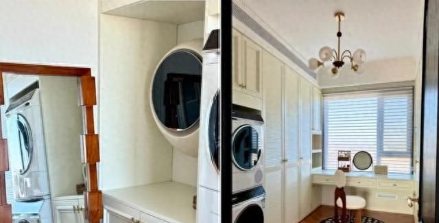 年轻人太会了！「洗烘机衣帽间一体化」设计，收纳力和颜值封神！