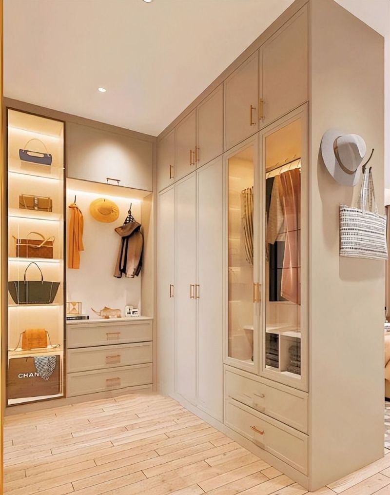4平米床边衣帽间设计,美到让人心动! 床边4平米衣帽间,太太太美了! - 家居知识
