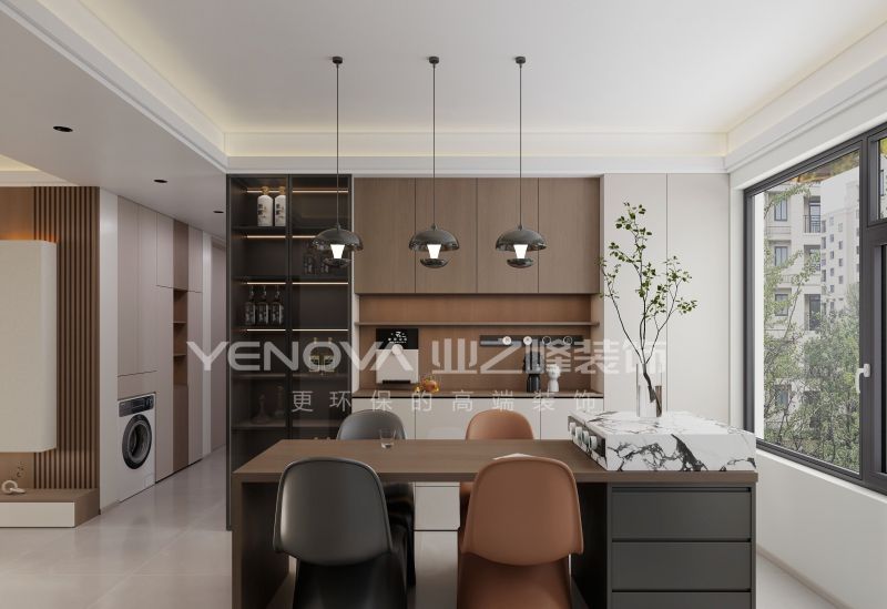 唐山禹洲凤凰府128平方米现代风格装修效果案例|业之峰装饰 - 家居知识