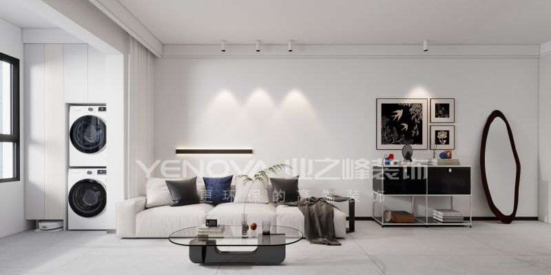 唐山熙湖九里95平方米现代风格装修效果案例|业之峰装饰 - 家居知识