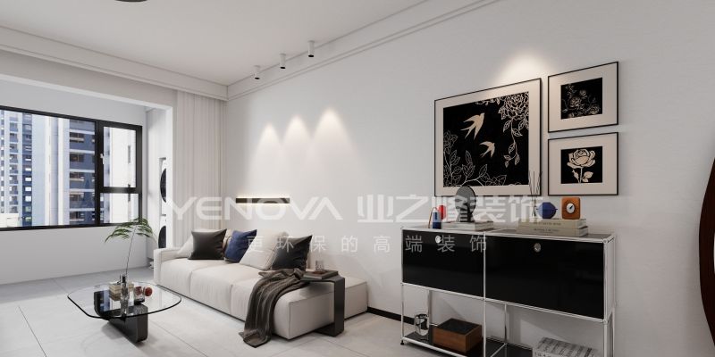 唐山熙湖九里95平方米现代风格装修效果案例|业之峰装饰 - 家居知识