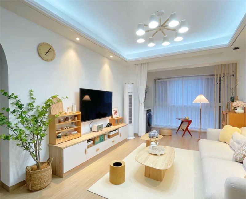 广东90后夫妻原木风新家,入住两年仍如样板间般整洁 广东90后夫妻住两年的家:全屋装修原木风,干净整洁地像样板间 - 家居知识