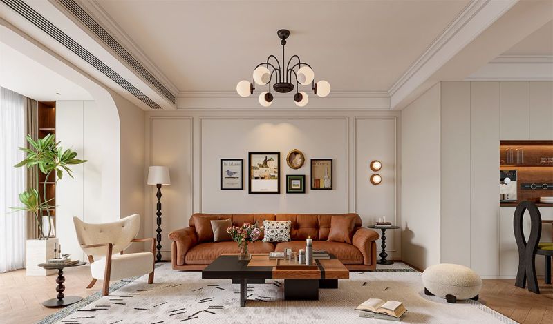 122㎡中古风装修,重组空间放大舒适度,慢叙时光故事 慢叙时光故事,122㎡中古风装修,重组空间放大舒适度 - 家居知识