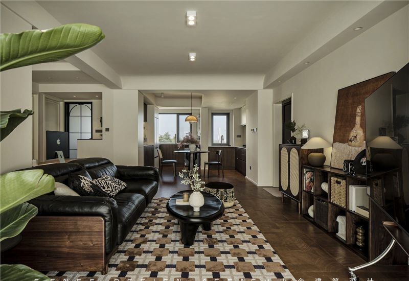 105㎡中古混搭宅邸,时光叠影里的复古美学 「时光叠影」中古混搭105㎡宅邸 - 家居知识