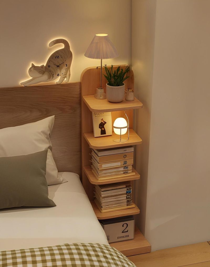 年轻人抛弃传统床头柜,新式做法既高级又实用 “床头柜”已逐渐退出中国家庭!看年轻人的新式做法,高级还实用 - 家居知识