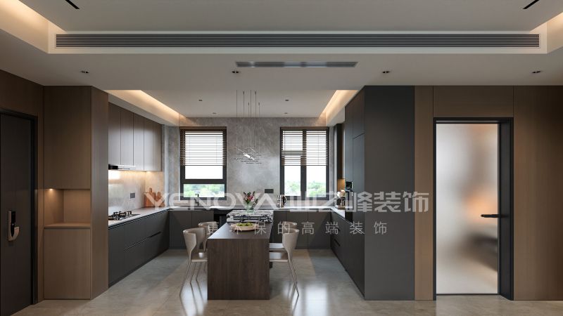 唐山国茂府140平方米意式现代风格装修效果案例|业之峰装饰 - 家居知识