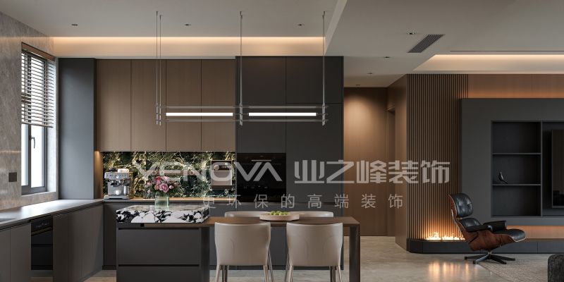 唐山国茂府140平方米意式现代风格装修效果案例|业之峰装饰 - 家居知识