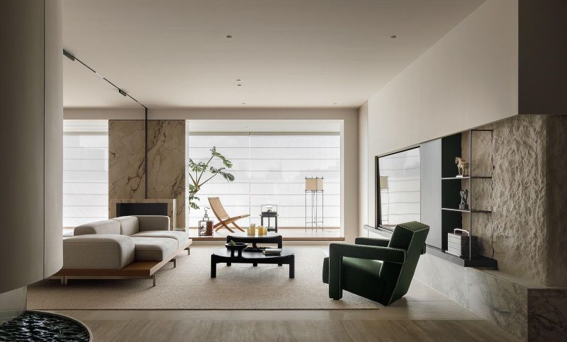 极简住宅中的克制奢华,高级感藏于细节 在极简里藏满高级感,这套住宅把“克制奢华”玩明白了 - 家居知识