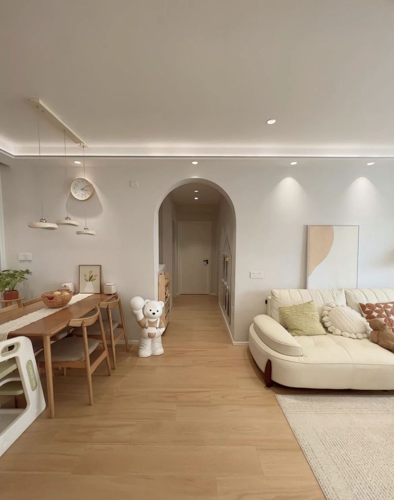 套内84平的原木奶油风，硬装10万+软装6万，快来复制吧。 - 家居知识