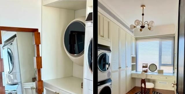 年轻人太会了！「洗烘机衣帽间一体化」设计，收纳力和颜值封神！ - 家居知识