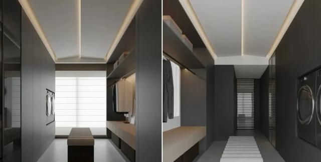 年轻人太会了！「洗烘机衣帽间一体化」设计，收纳力和颜值封神！ - 家居知识