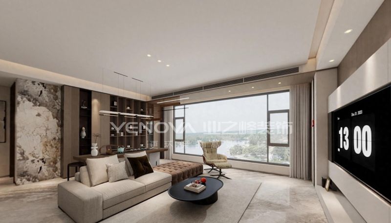 唐山国茂府115㎡现代风格装修案例赏析