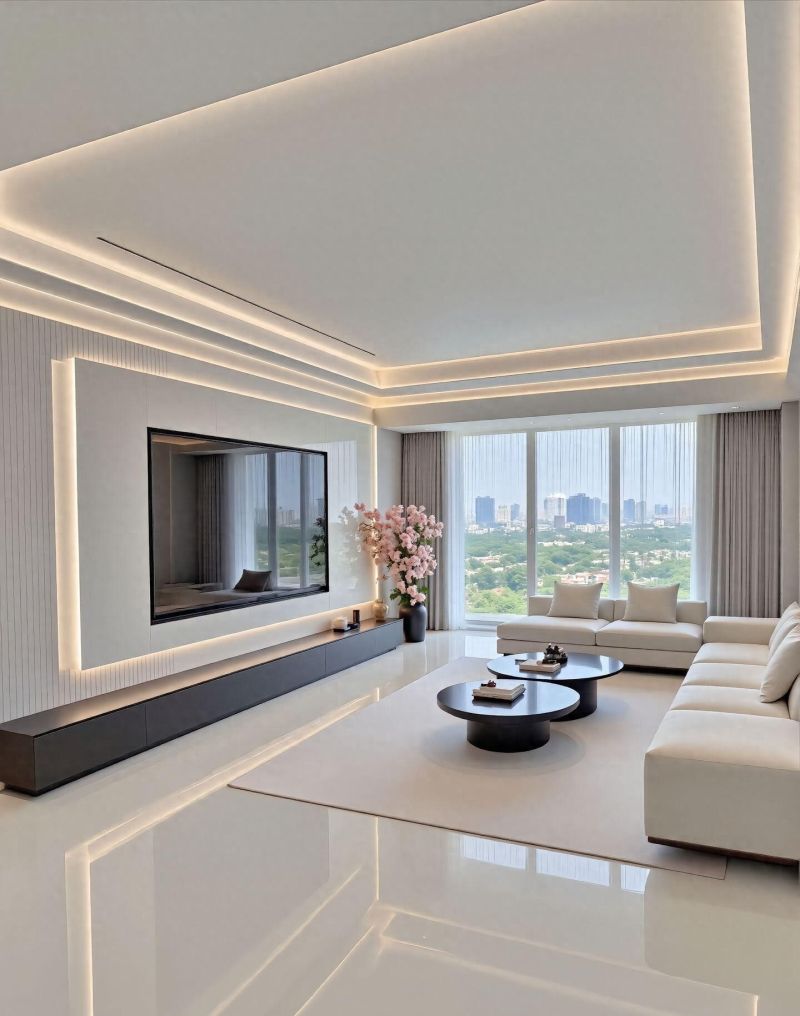 极简现代风家居，颜值与实用并存，清洁省心更舒心