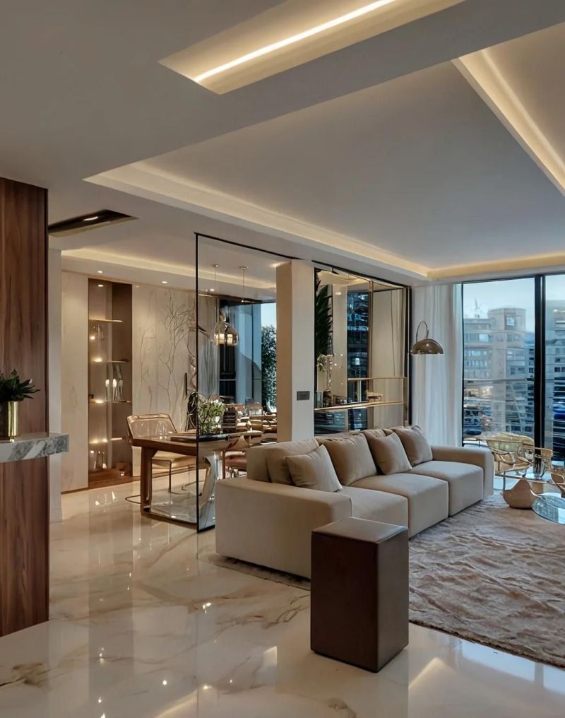 现代轻奢风理想家,温馨与惊艳的完美融合 这才是理想家!现代轻奢风美到惊艳,温馨感直接溢出屏幕! - 家居知识