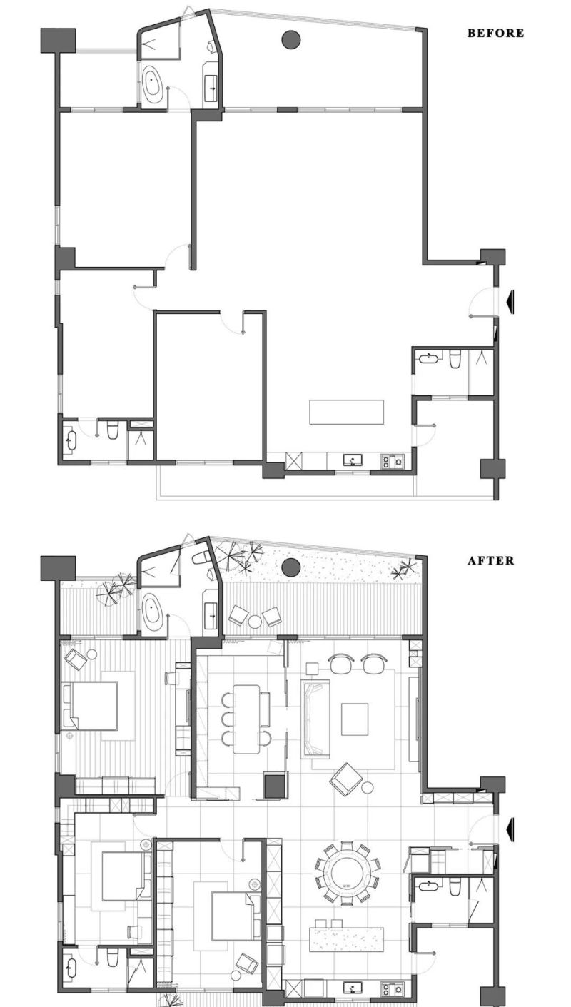 181.5㎡轻奢宅完美复刻巴黎午夜沙龙,居家艺术感拉满! 把巴黎午夜沙龙搬进家!181.5㎡轻奢宅太会了 - 家居知识