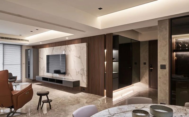 181.5㎡轻奢宅完美复刻巴黎午夜沙龙,居家艺术感拉满! 把巴黎午夜沙龙搬进家!181.5㎡轻奢宅太会了 - 家居知识