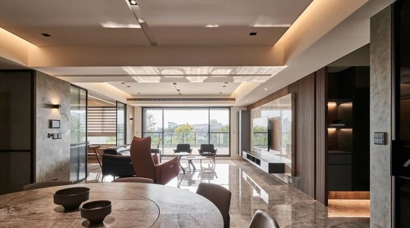 181.5㎡轻奢宅完美复刻巴黎午夜沙龙,居家艺术感拉满! 把巴黎午夜沙龙搬进家!181.5㎡轻奢宅太会了 - 家居知识