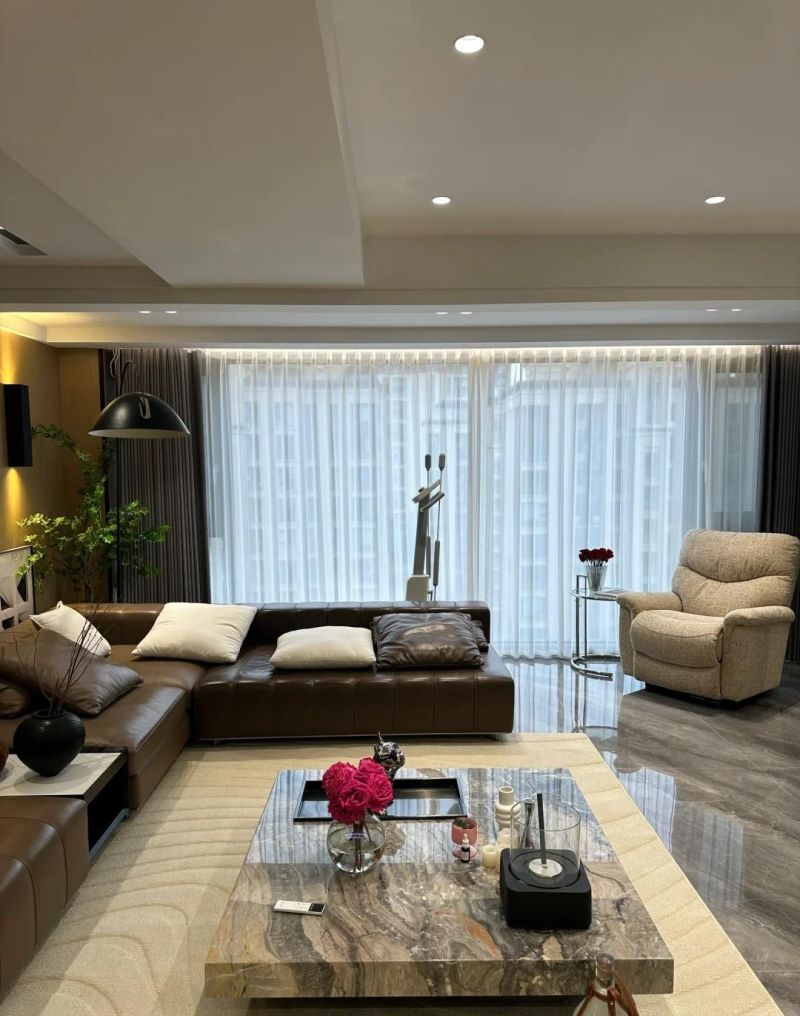 150平现代轻奢风完工实景,高级感拉满一眼心动! 150平现代轻奢风打造完成,这效果绝了,一眼沦陷! - 家居知识