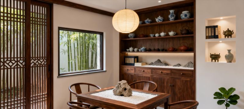 280㎡新中式空间,让世界瞬间安静的魔力居所 当 280㎡空间遇见新中式,有着能让世界安静下来的魔力 - 家居知识