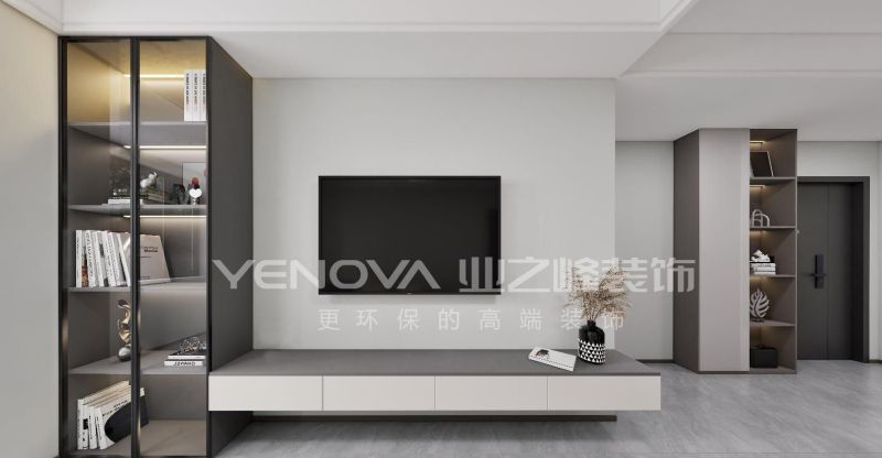 唐山金隅金成府110平方米现代风格装修效果案例|业之峰装饰 - 家居知识