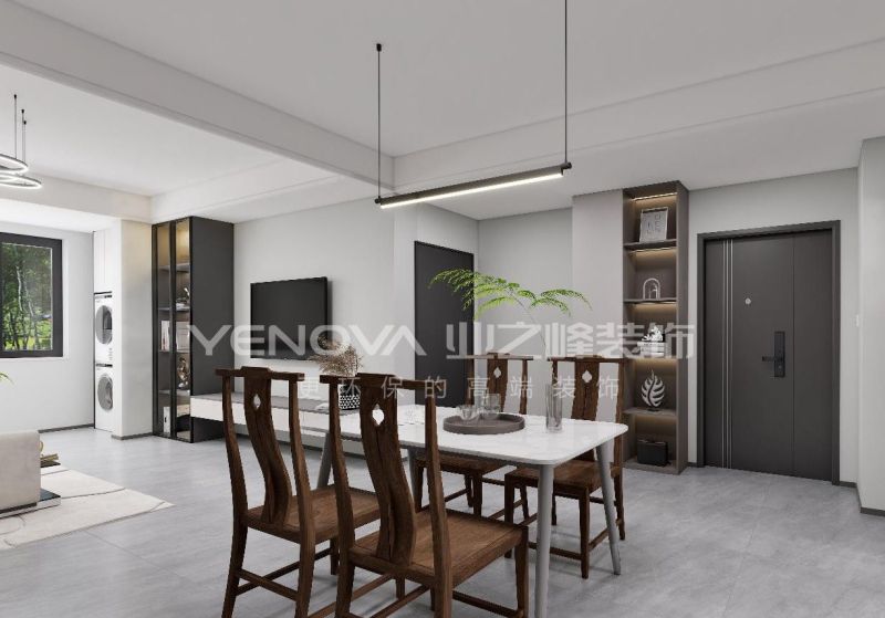 唐山金隅金成府110平方米现代风格装修效果案例|业之峰装饰 - 家居知识