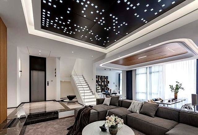 400㎡现代别墅装修封神。艺术张力直接拉满！ - 家居知识