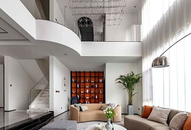 400㎡现代别墅装修封神。艺术张力直接拉满！ - 家居知识