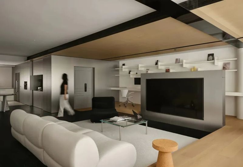 极简与温暖并存!这个家让理性设计焕发治愈温度 理性与温度的共鸣!这个家,把极简的冷峻装点出治愈的温暖 - 家居知识