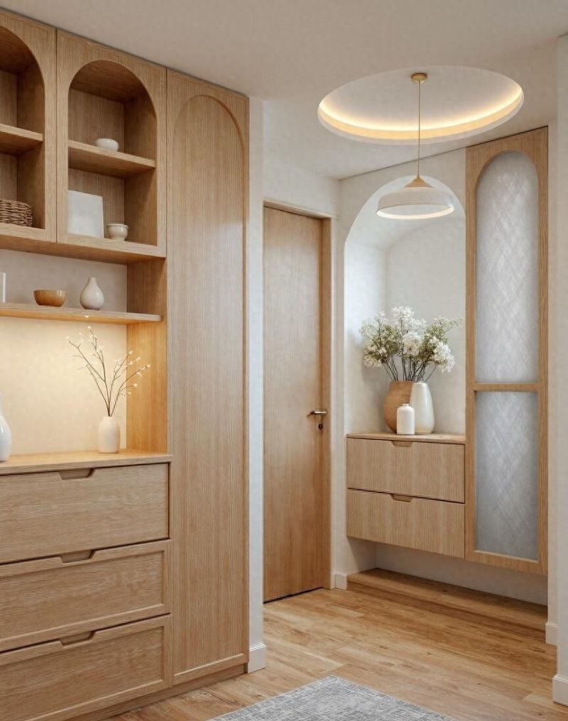 奶油原木风装修，入户瞬间惊艳的质感生活！