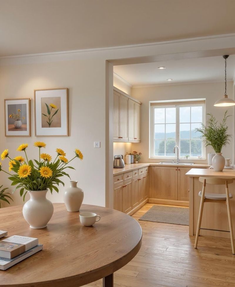 奶油原木风装修太有实力！入户就已挪不开眼～ - 家居知识