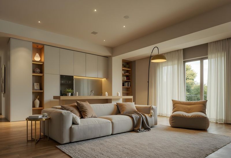 不敢相信！120㎡原木风竟比邻居180㎡还显大这次原木风真的玩大了 - 家居知识