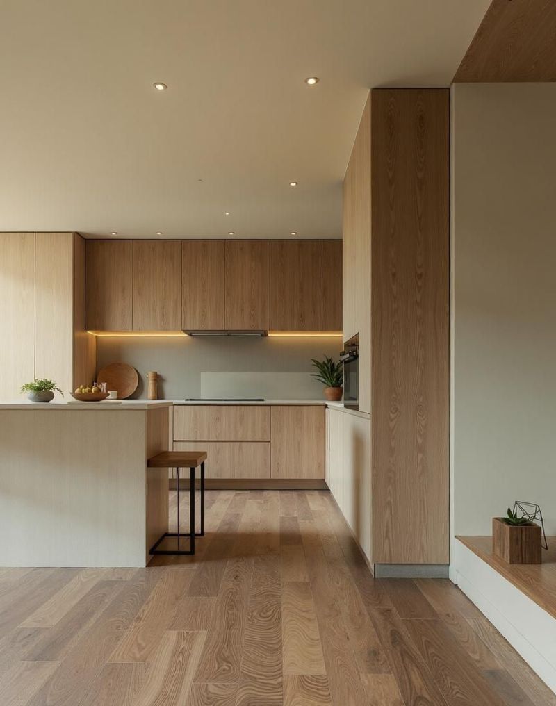 不敢相信！120㎡原木风竟比邻居180㎡还显大这次原木风真的玩大了 - 家居知识