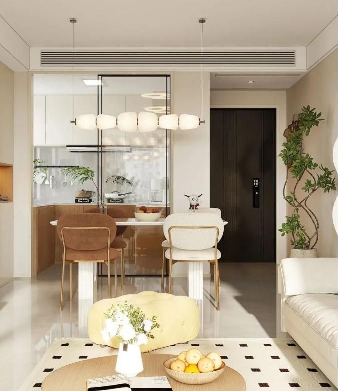 幸福里110㎡奶油风 | 装完直接封神，是心动到犯规的温柔风 - 家居知识