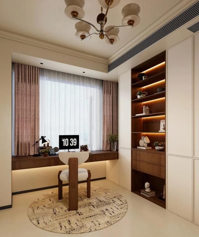 奶油色与中古风碰撞,100㎡小家演绎时光温柔质感 奶油色×中古风,这个 100㎡小家,装出了时光沉淀的温柔质感 - 家居知识