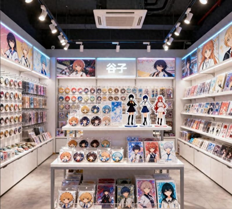 柏嘉雅货架，谷子陈列吸睛秘籍，开店必看！