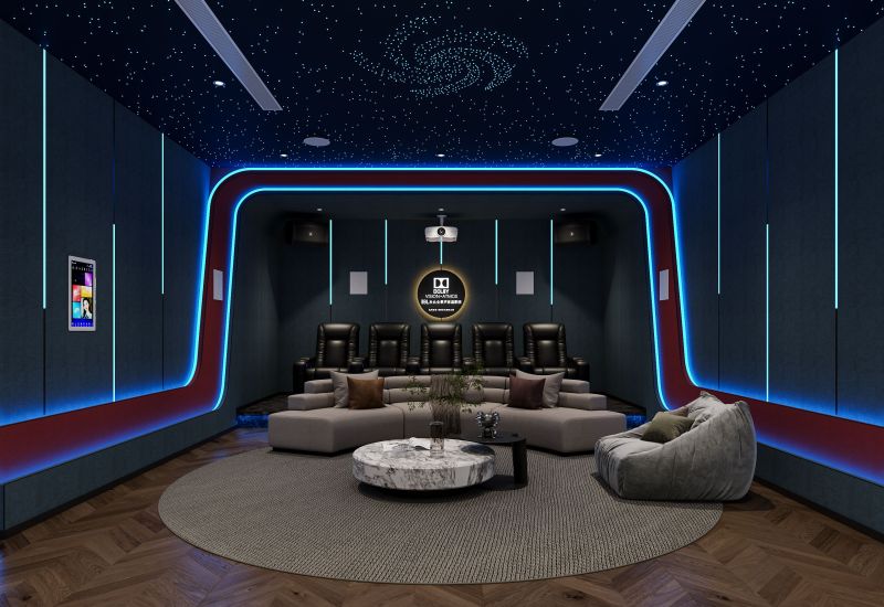 独栋别墅家庭影院地中海风格设计 - 家居知识