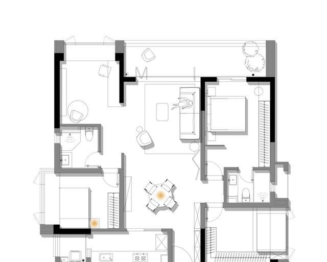 142㎡中古混搭风之家,开放式布局演绎复古与现代的完美碰撞 开放式布局的142㎡中古混搭风之家 - 家居知识