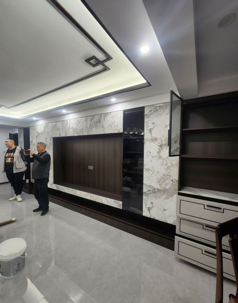 和悦府新中式家装完工实景解析＆对称美学与实木质感的落地实践 - 家居知识