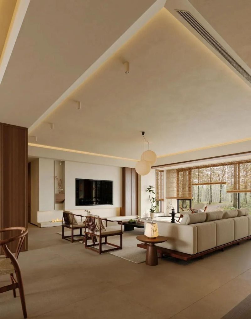 宋式美学与新中式碰撞,低调奢华的高级感,越住越舒适 宋式美学+新中式的搭配,才是真正的“低调有内涵”,越看越高级,越住越舒服! - 家居知识