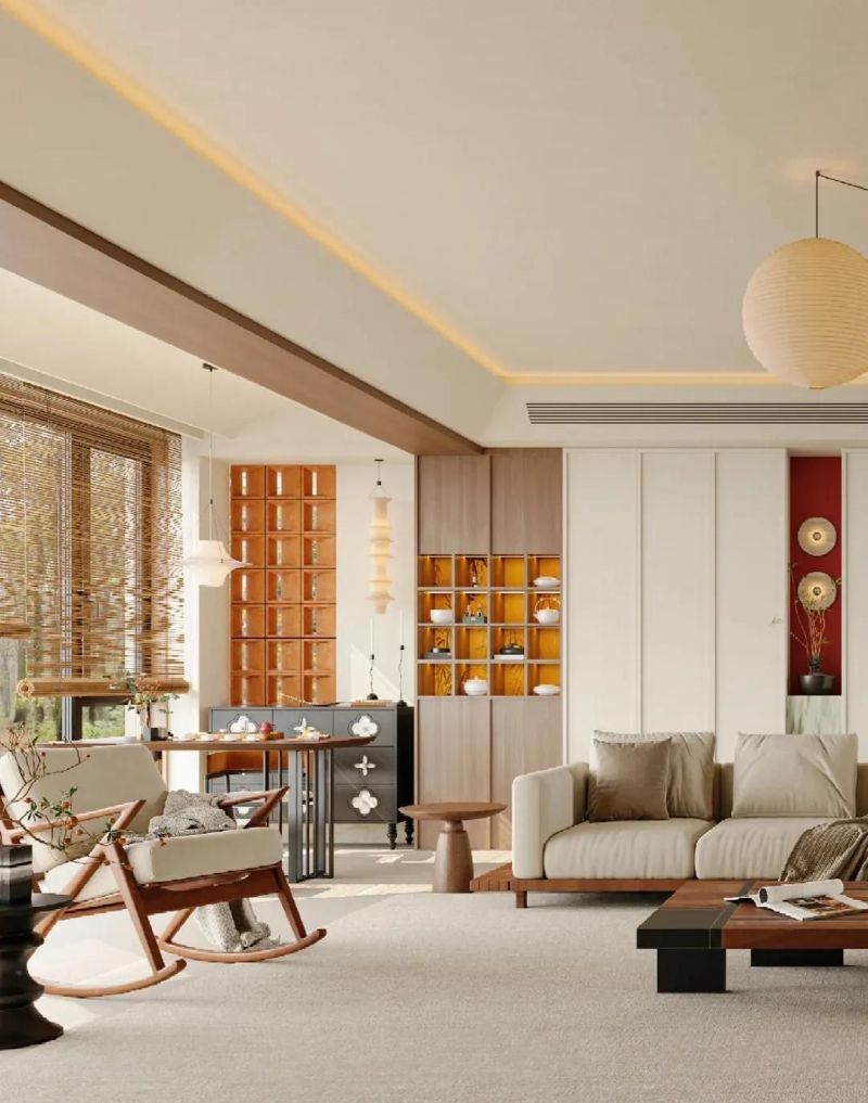 宋式美学与新中式碰撞,低调奢华的高级感,越住越舒适 宋式美学+新中式的搭配,才是真正的“低调有内涵”,越看越高级,越住越舒服! - 家居知识