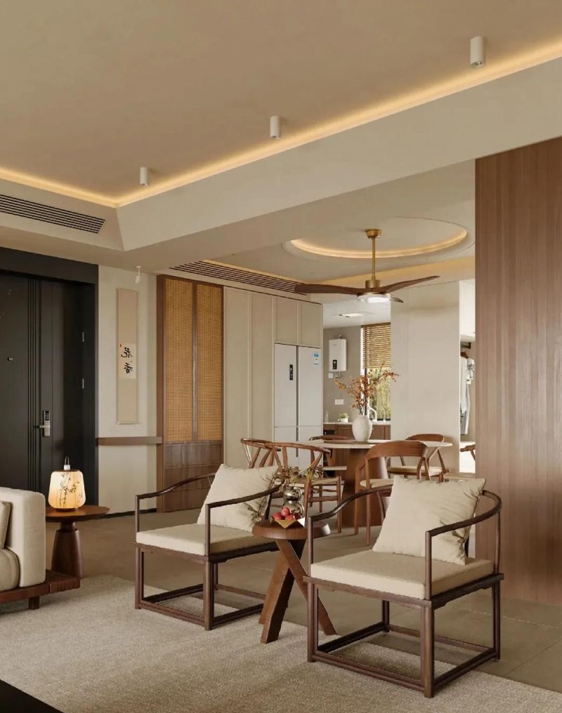 宋式美学与新中式碰撞,低调奢华的高级感,越住越舒适 宋式美学+新中式的搭配,才是真正的“低调有内涵”,越看越高级,越住越舒服! - 家居知识
