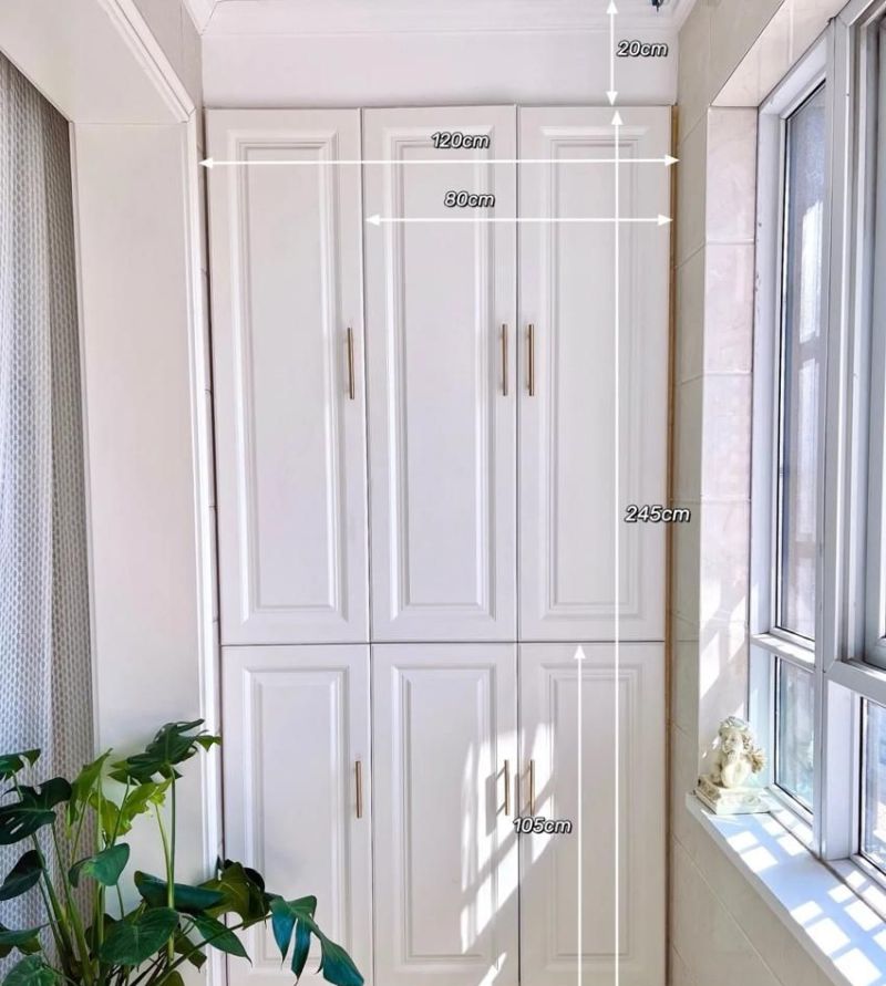 阳台储物柜,多花几千元,入住后直呼超值! 建议:阳台储物柜能装则装!虽多花几千元,入住后会发现物超所值 - 家居知识